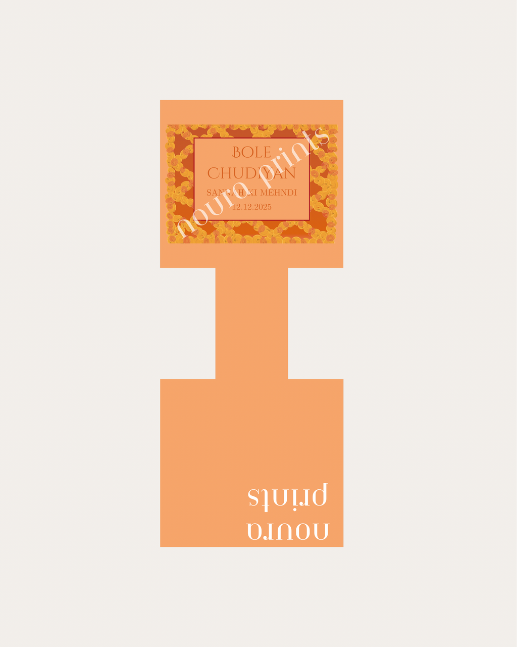 The Marigold Frame Pastel Bangle Tag Set