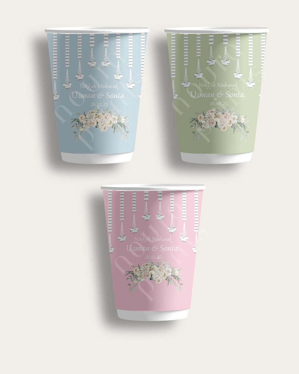 Serene Nikkah Chai Cup Set