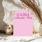 Luxury Gajra Display Sign Pastel