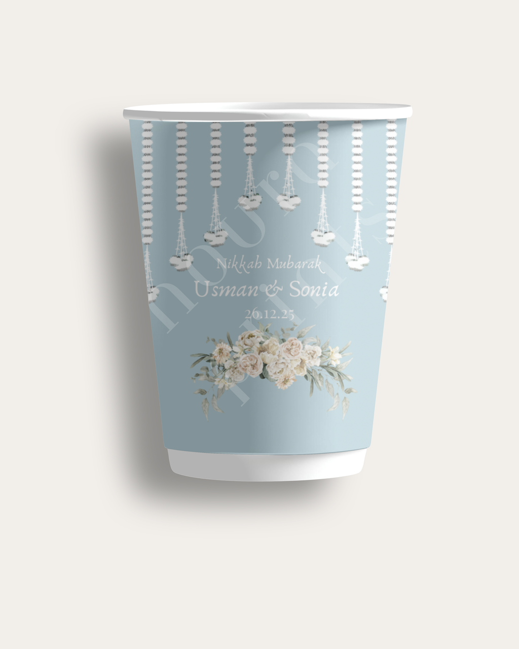 Serene Nikkah Chai Cup Set