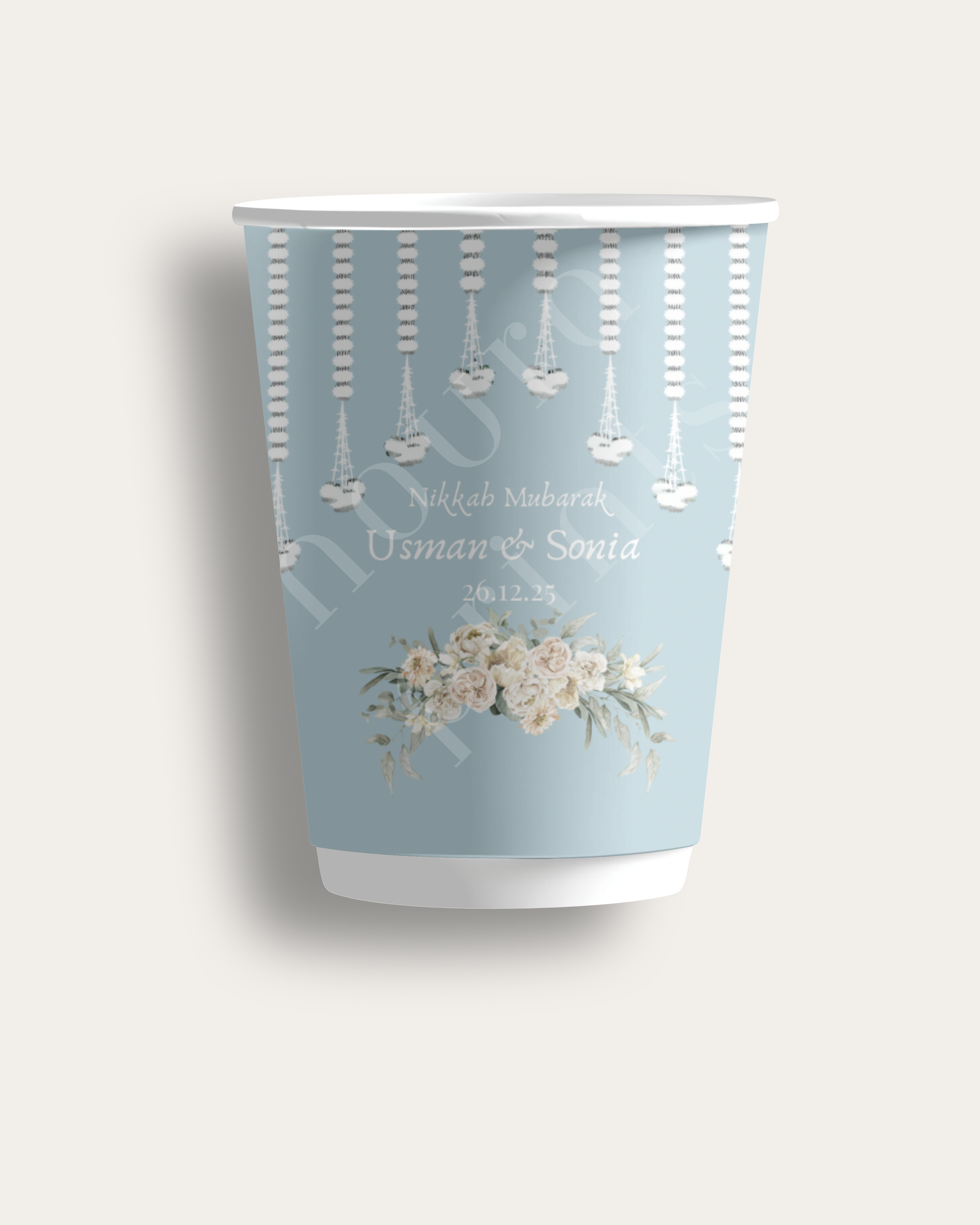 Serene Nikkah Chai Cup Set