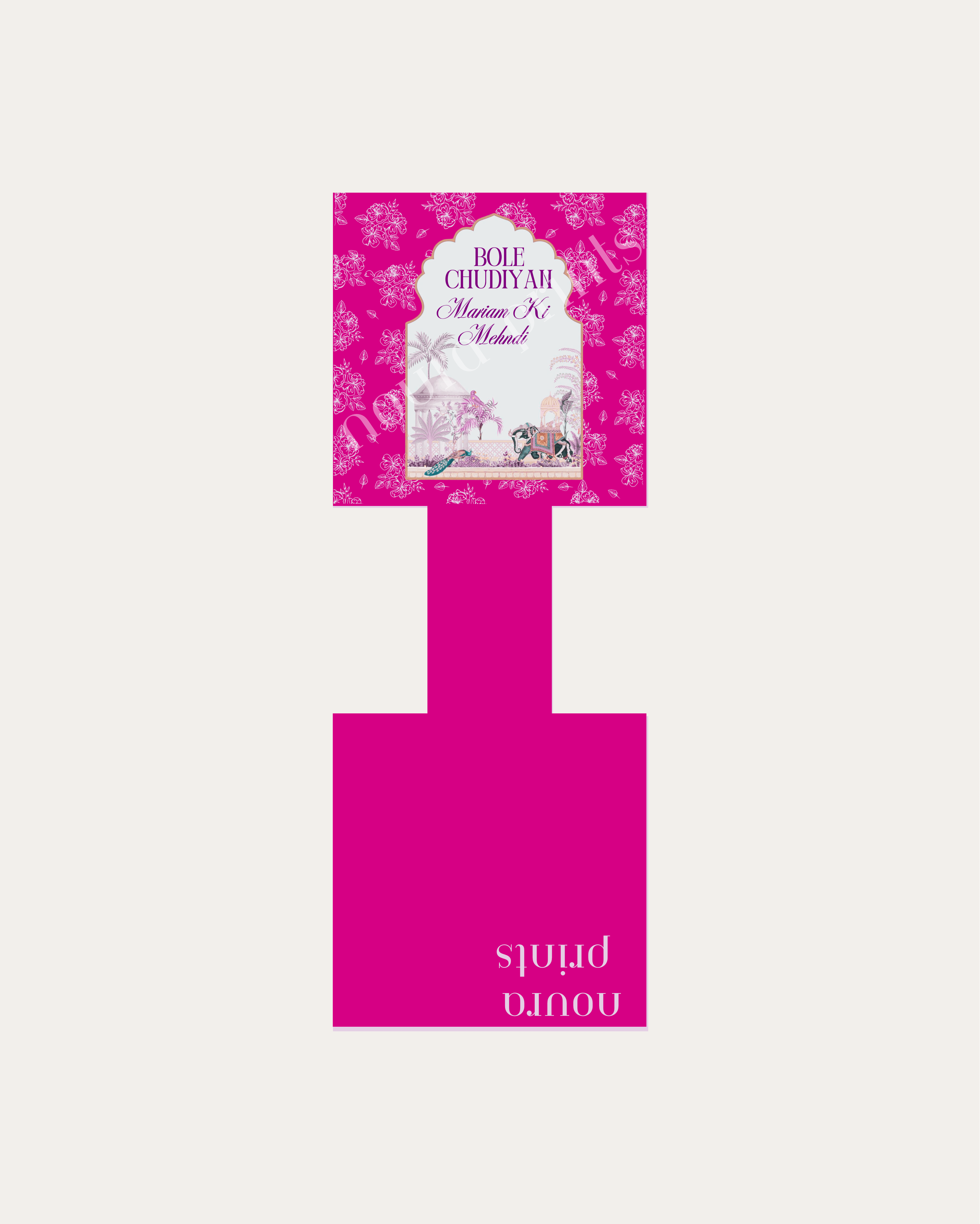 Vibrant Mughal Bangle Tag Set