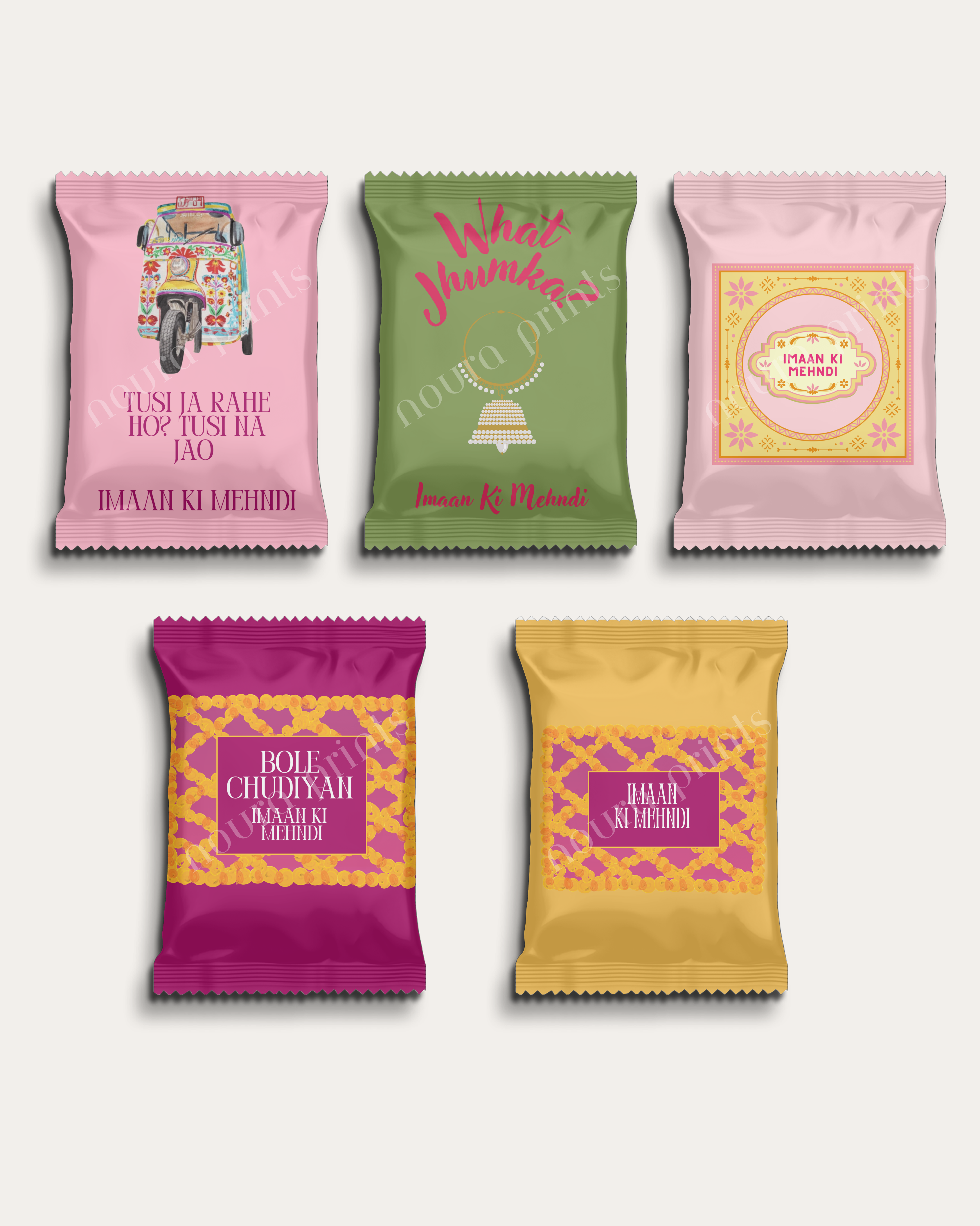 Mehndi Crisp Packet Set