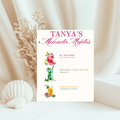 The Mehndi Mocktail Menu Print
