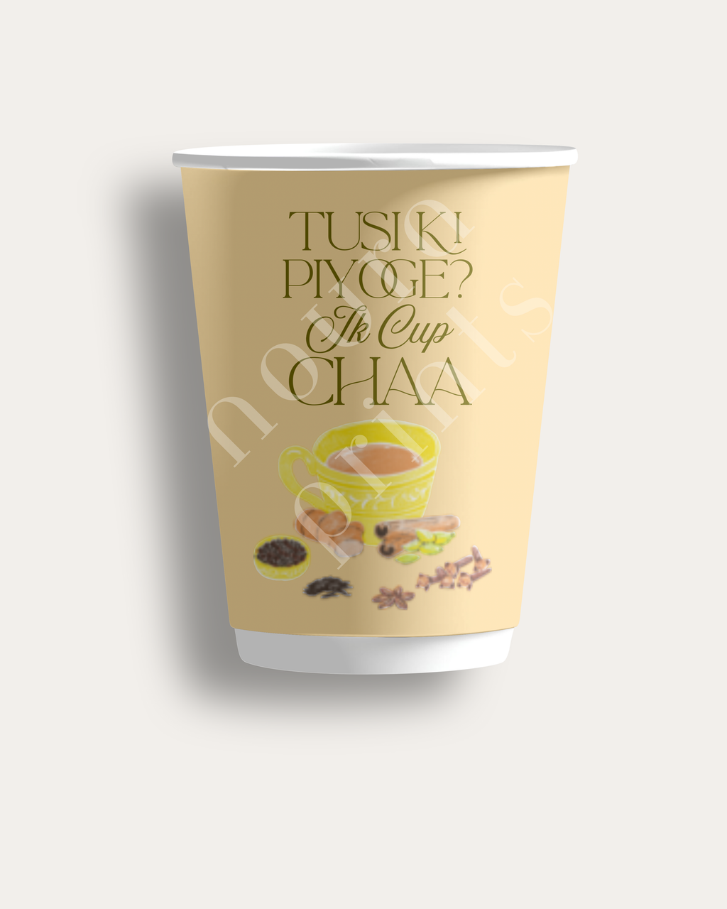 Tusi Ki Piyoge? Ik Cup Chaa Pastel Set