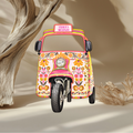 Mehndi Rickshaw Prop | 3ft - 5ft | Cut-to-Shape Foam Board