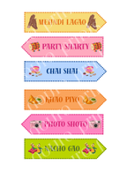 Mehndi Directional Arrow Signs