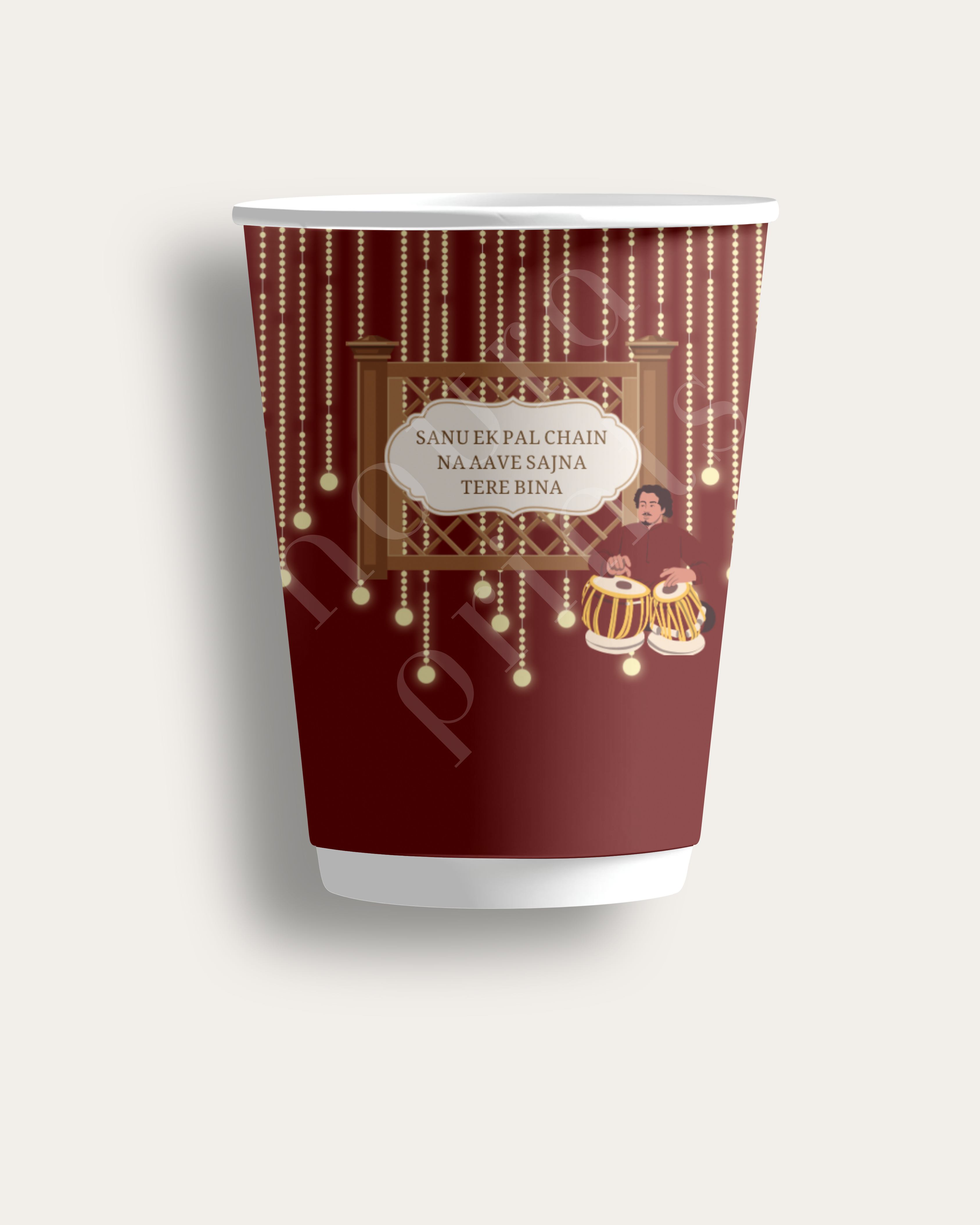 Mehfil-e-Qawwali Chai Cups