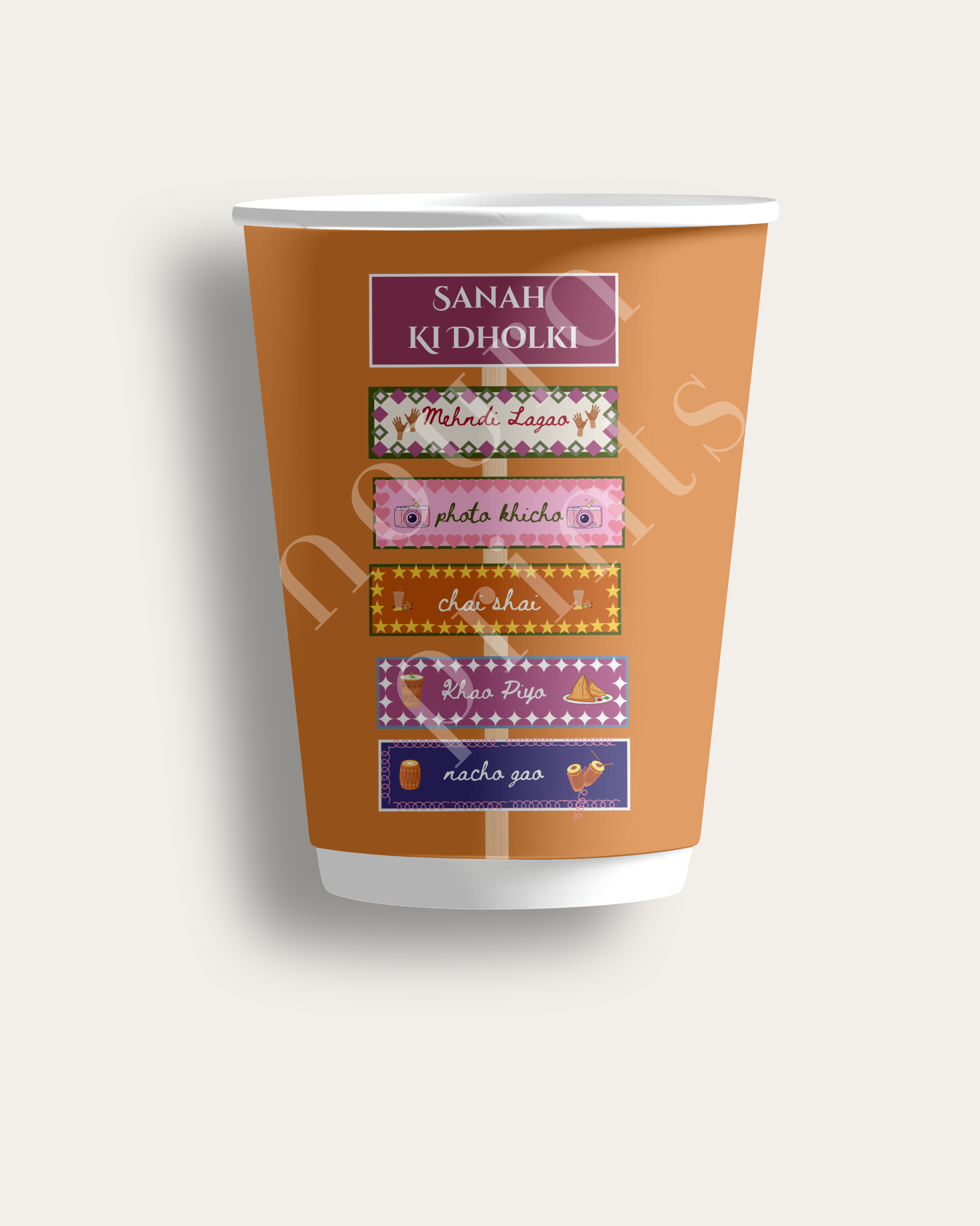 The Mehndi Signpost Cup Set Vibrant