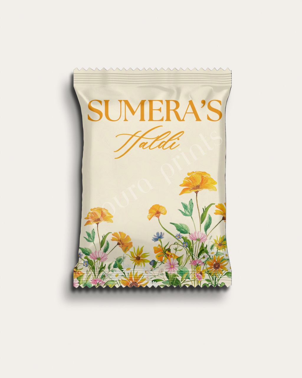 The Wildflower Haldi Snack Packet