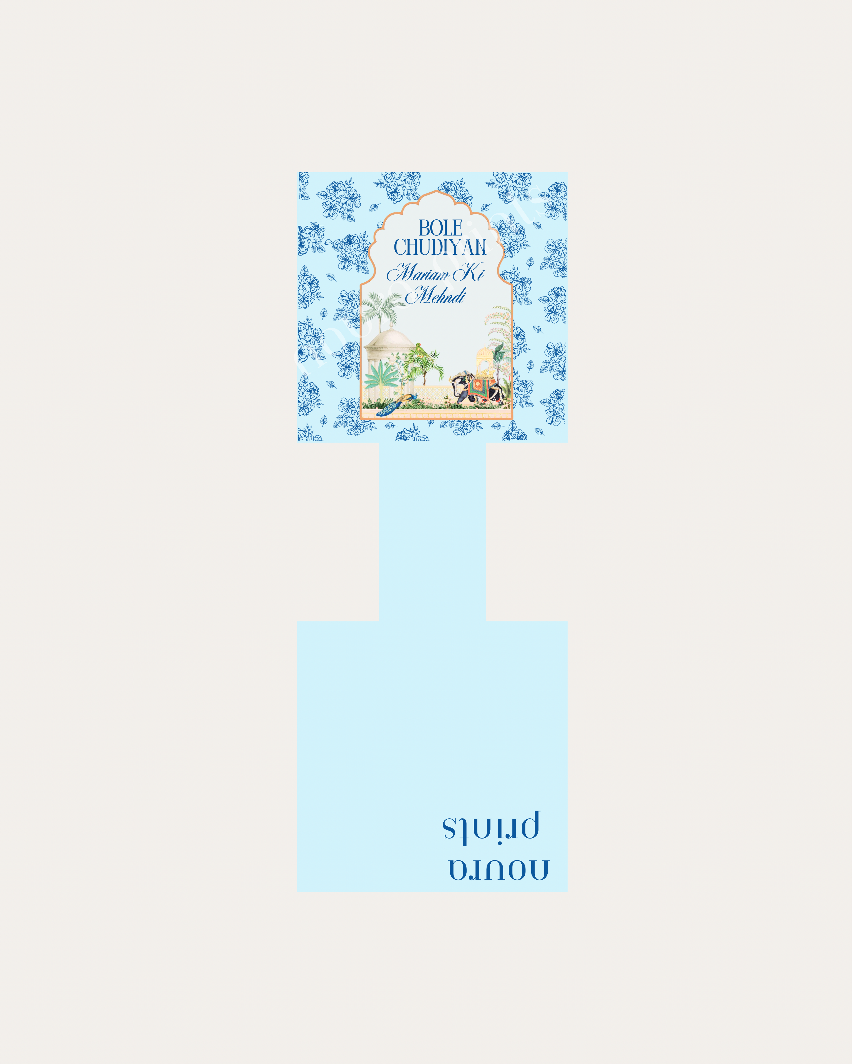 Pastel Mughal Bangle Tag Set