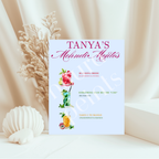 The Mehndi Mocktail Menu Print