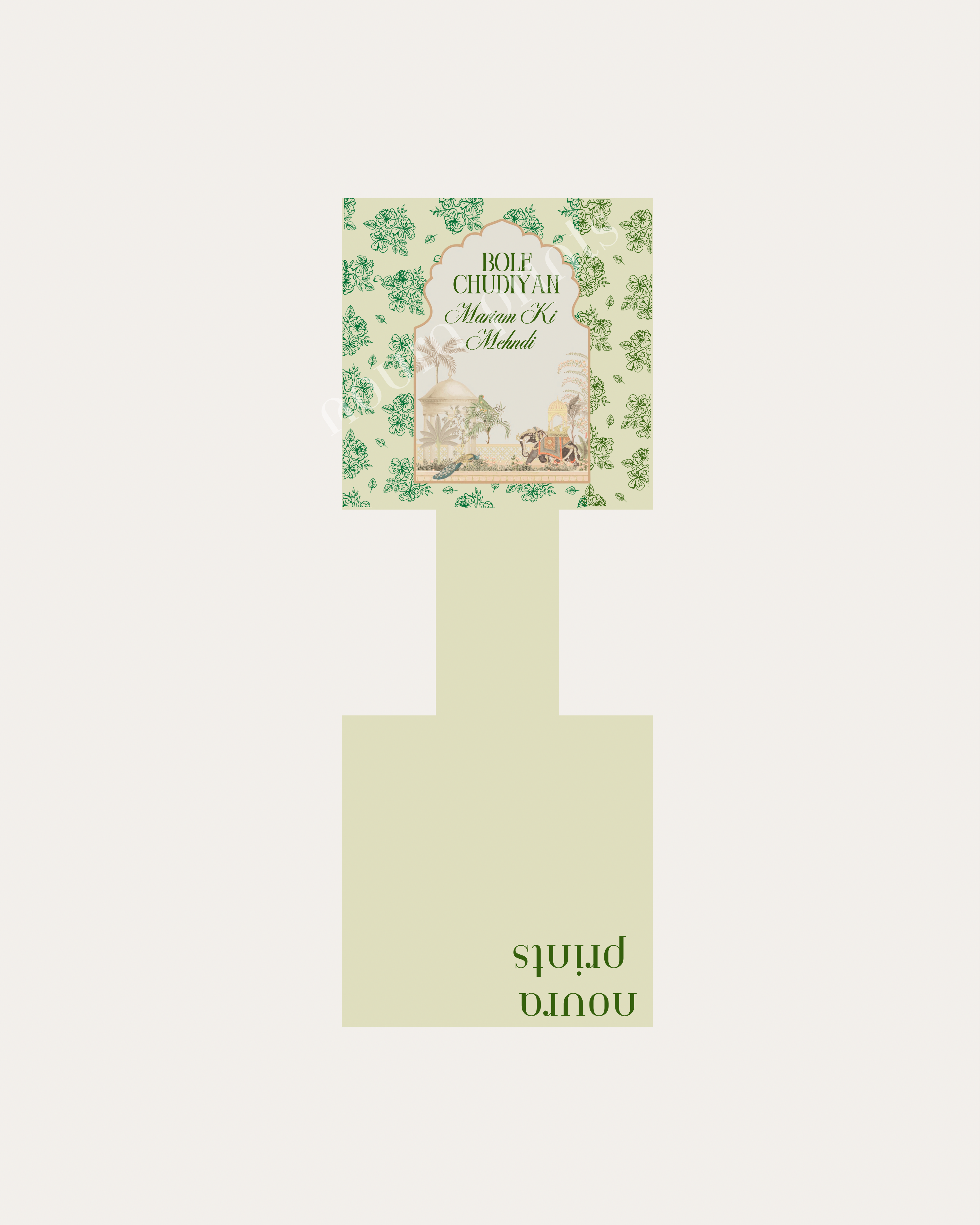 Pastel Mughal Bangle Tag Set