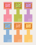 The Marigold Frame Pastel Bangle Tag Set