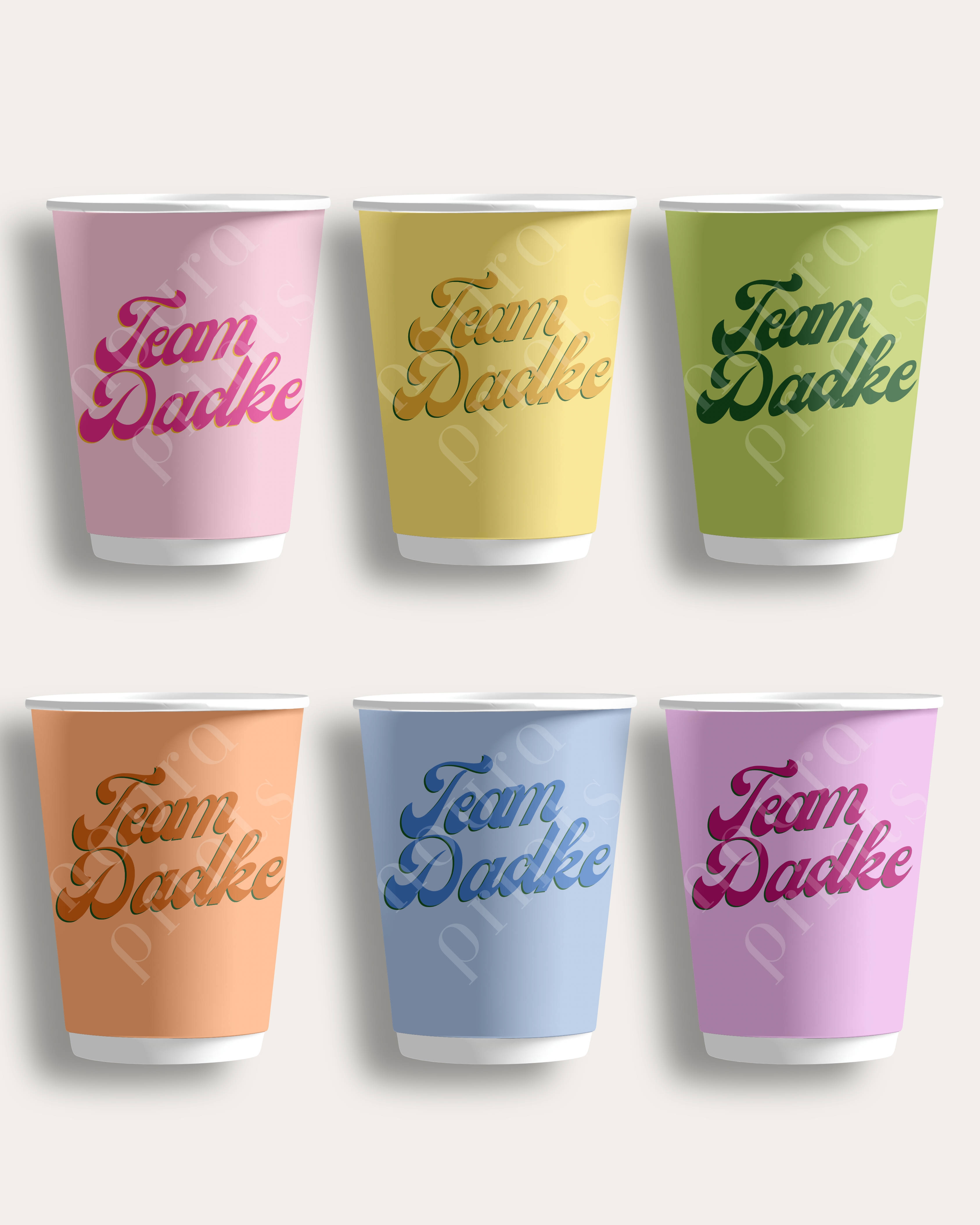Team Dadke Pastel Set