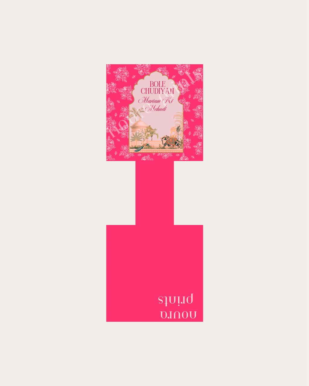 Vibrant Mughal Bangle Tag Set