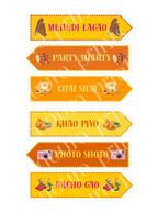 Mehndi Directional Arrow Signs