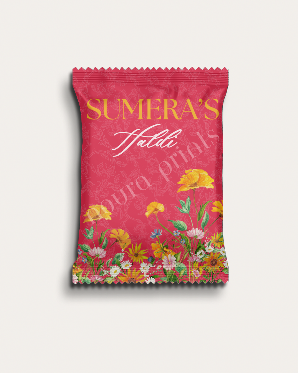 The Wildflower Haldi Snack Packet