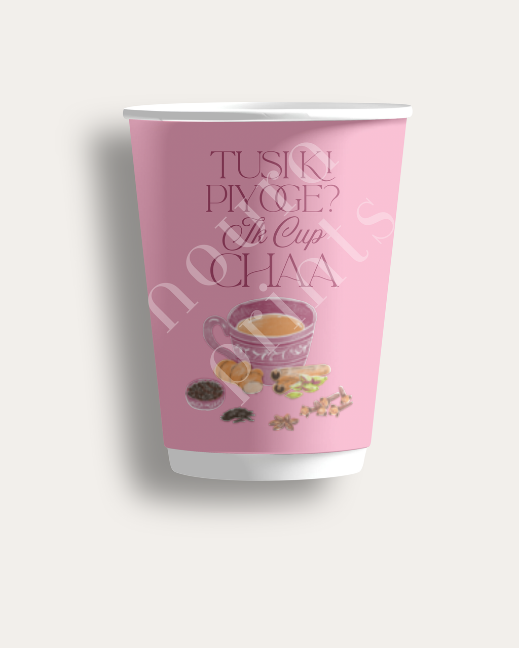 Tusi Ki Piyoge? Ik Cup Chaa Pastel Set