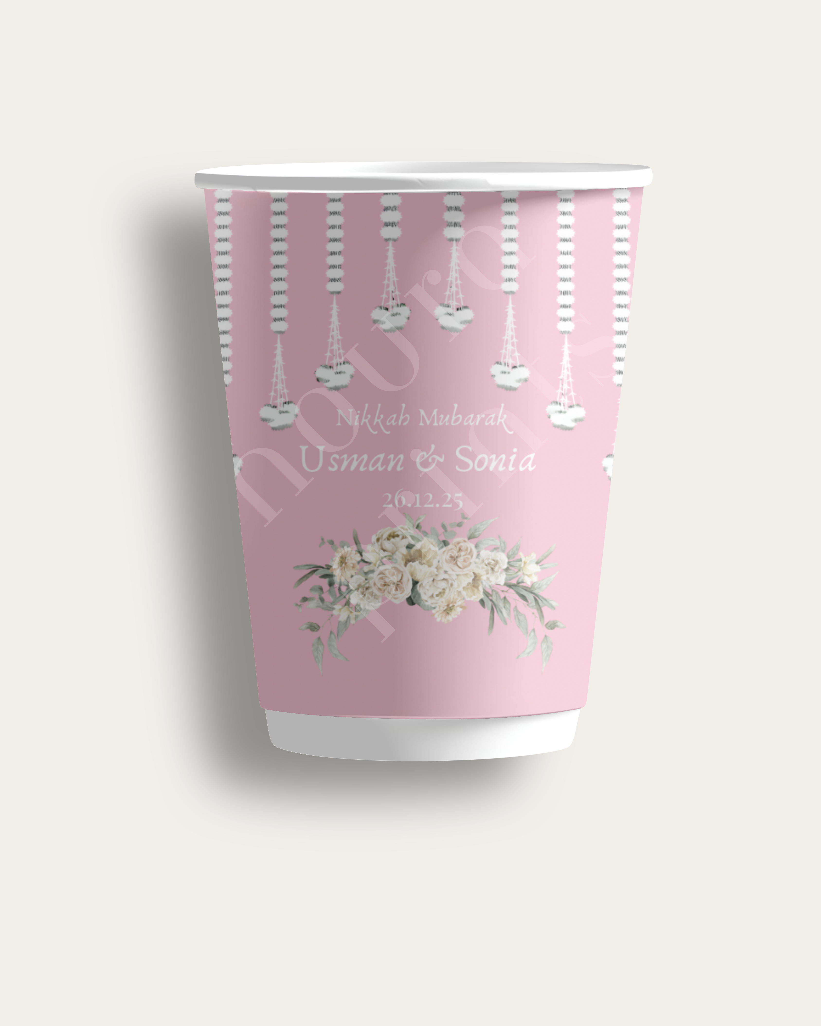 Serene Nikkah Chai Cup Set