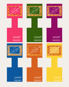 The Marigold Frame Vibrant Bangle Tag Set