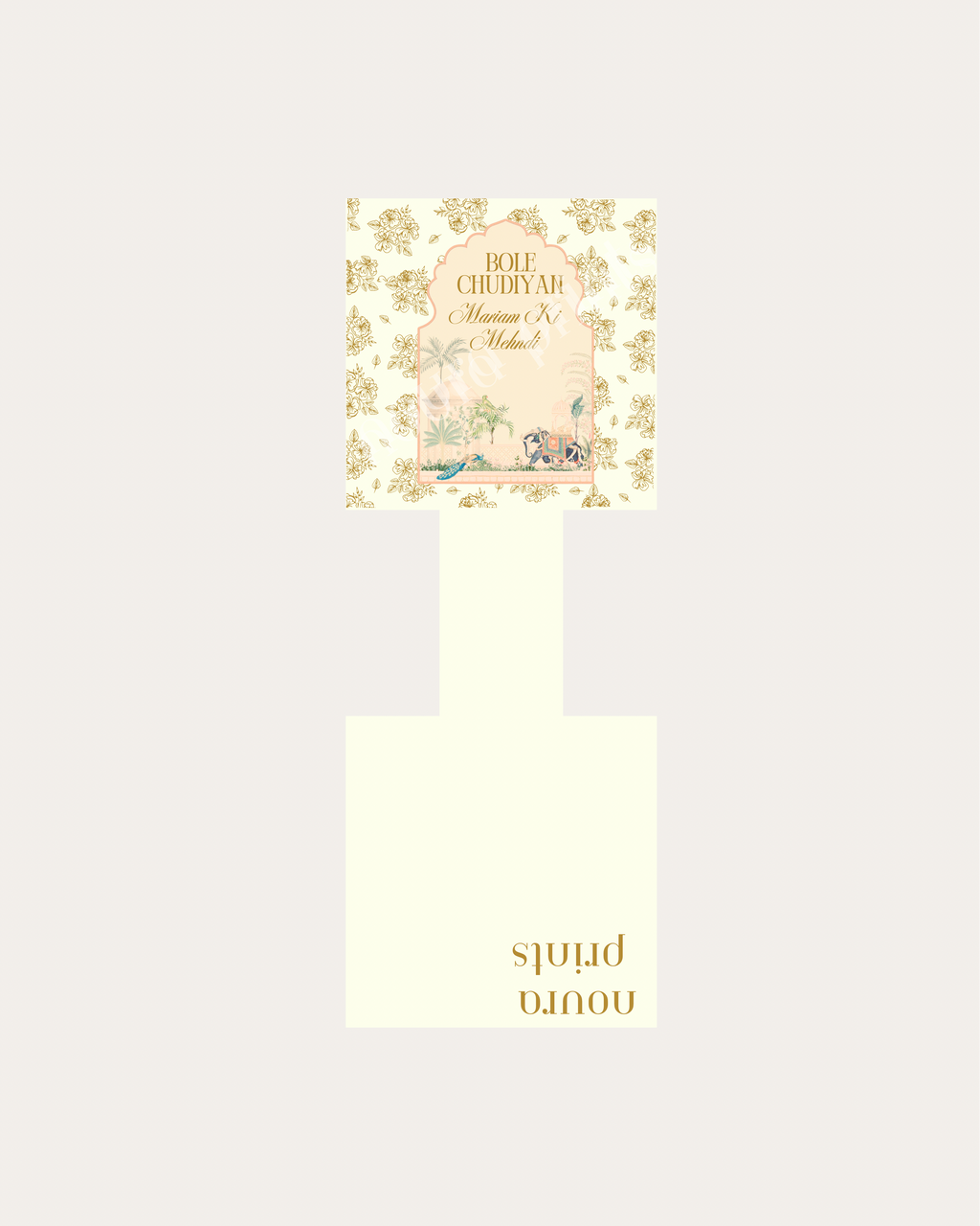Pastel Mughal Bangle Tag Set