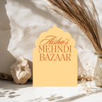 Luxury Arch Mehndi Display Sign Pastel