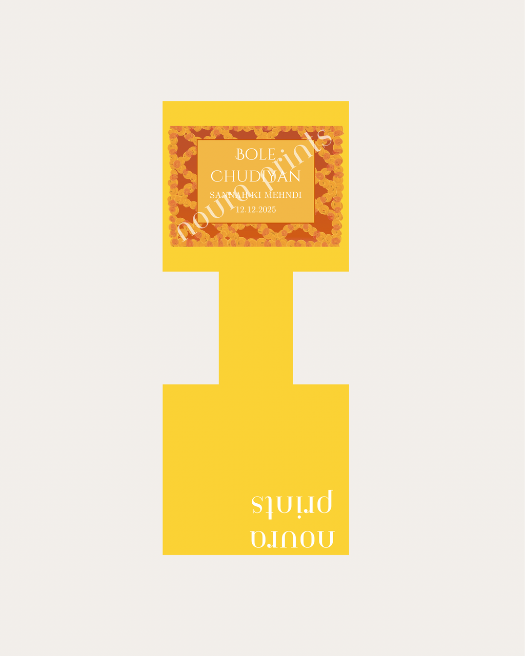 The Marigold Frame Vibrant Bangle Tag Set