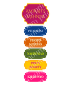 Luxury Mehndi Signage Set