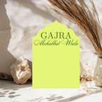 Luxury Gajra Display Sign Pastel