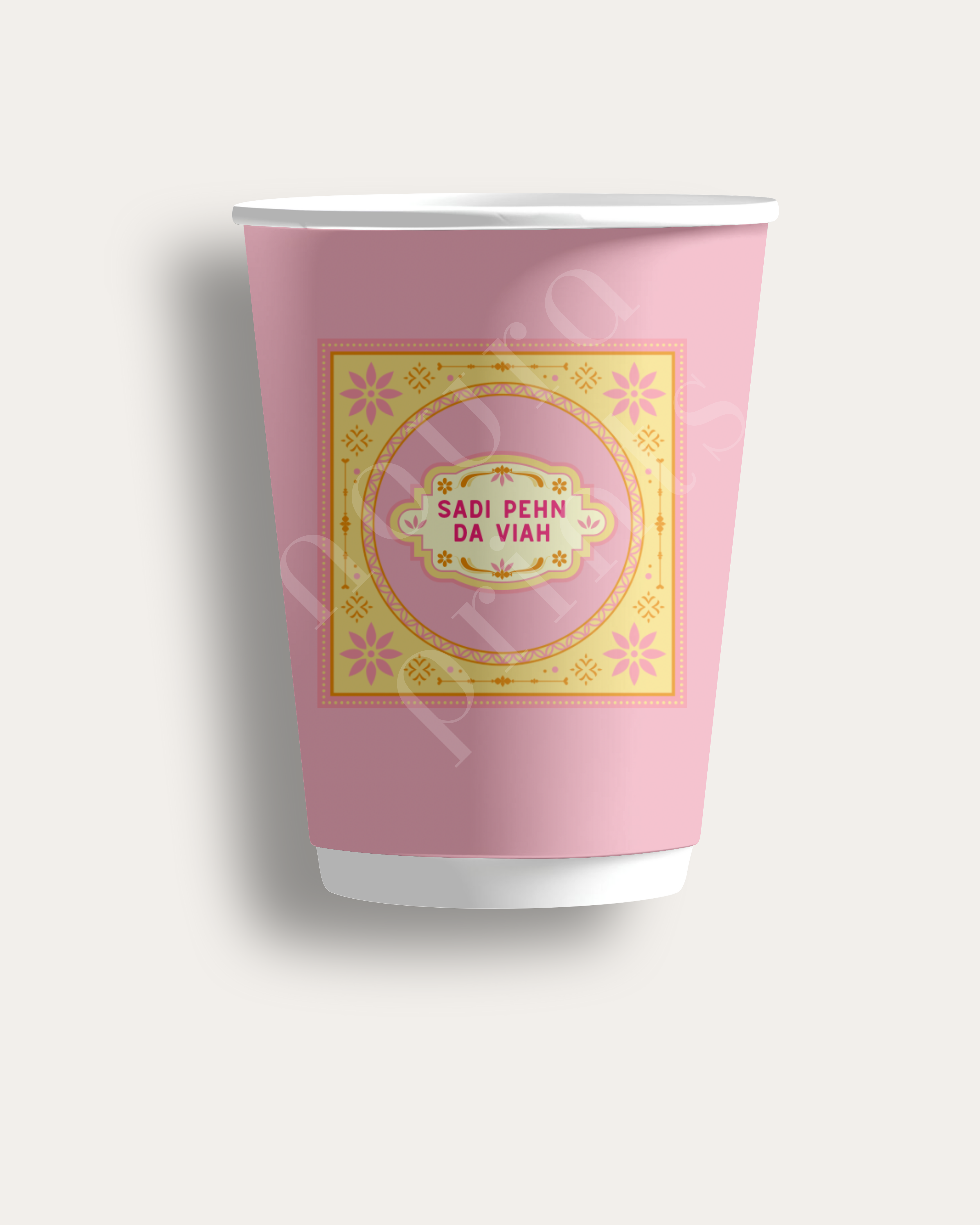 Sadi Pehn Da Viah Pastel Cup Set
