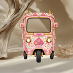 The Floral Mehndi Rickshaw | 3ft - 5ft | Cut-To-Shape Foam Board