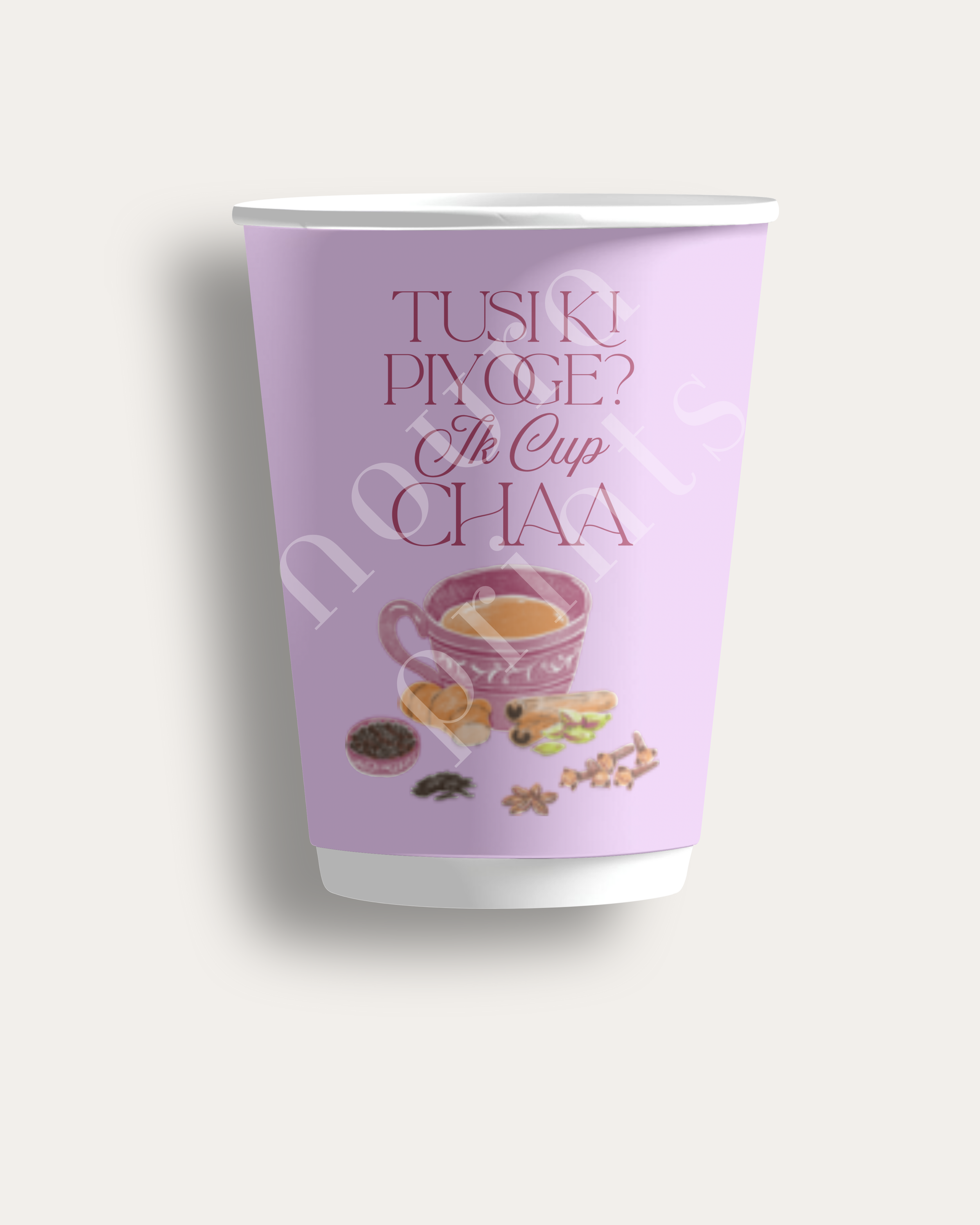 Tusi Ki Piyoge? Ik Cup Chaa Pastel Set