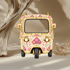 The Floral Mehndi Rickshaw | 3ft - 5ft | Cut-To-Shape Foam Board