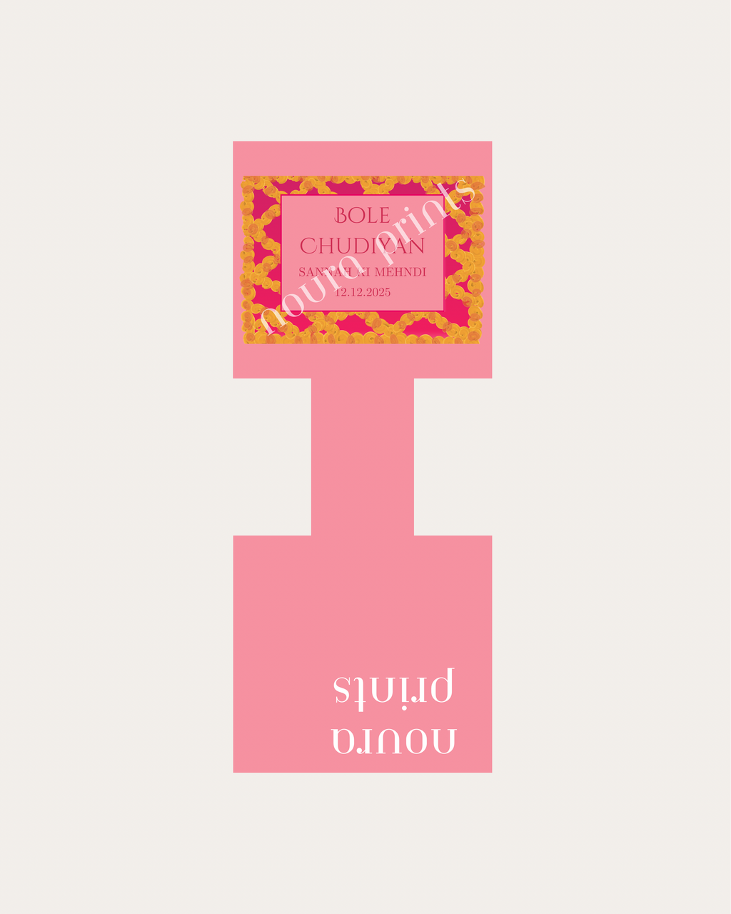 The Marigold Frame Pastel Bangle Tag Set