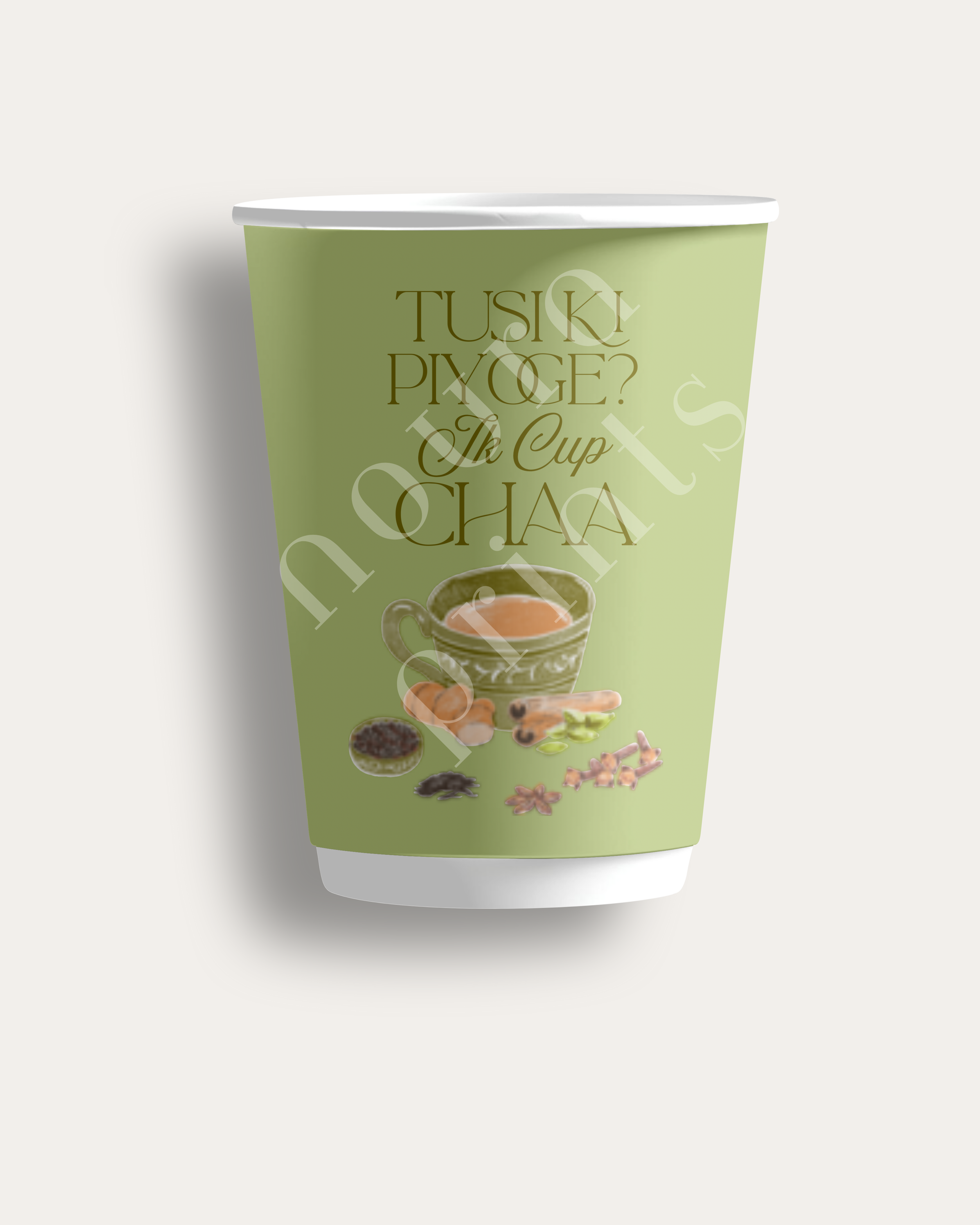 Tusi Ki Piyoge? Ik Cup Chaa Pastel Set