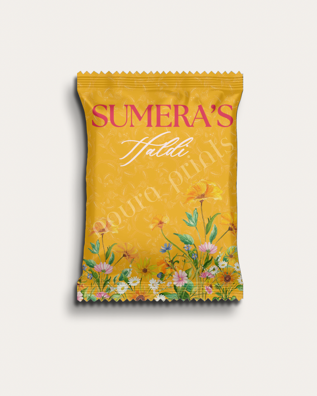 The Wildflower Haldi Snack Packet