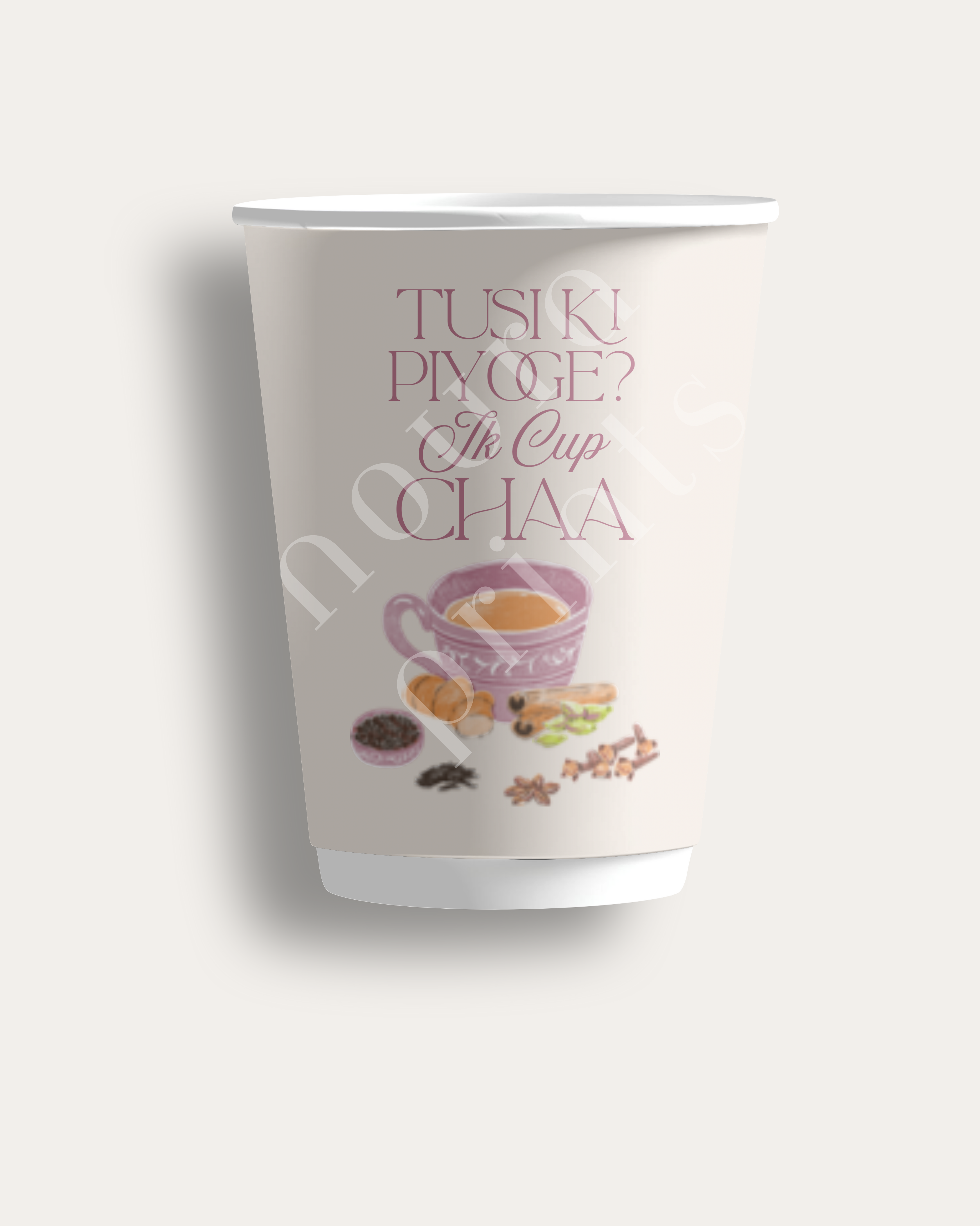 Tusi Ki Piyoge? Ik Cup Chaa Pastel Set