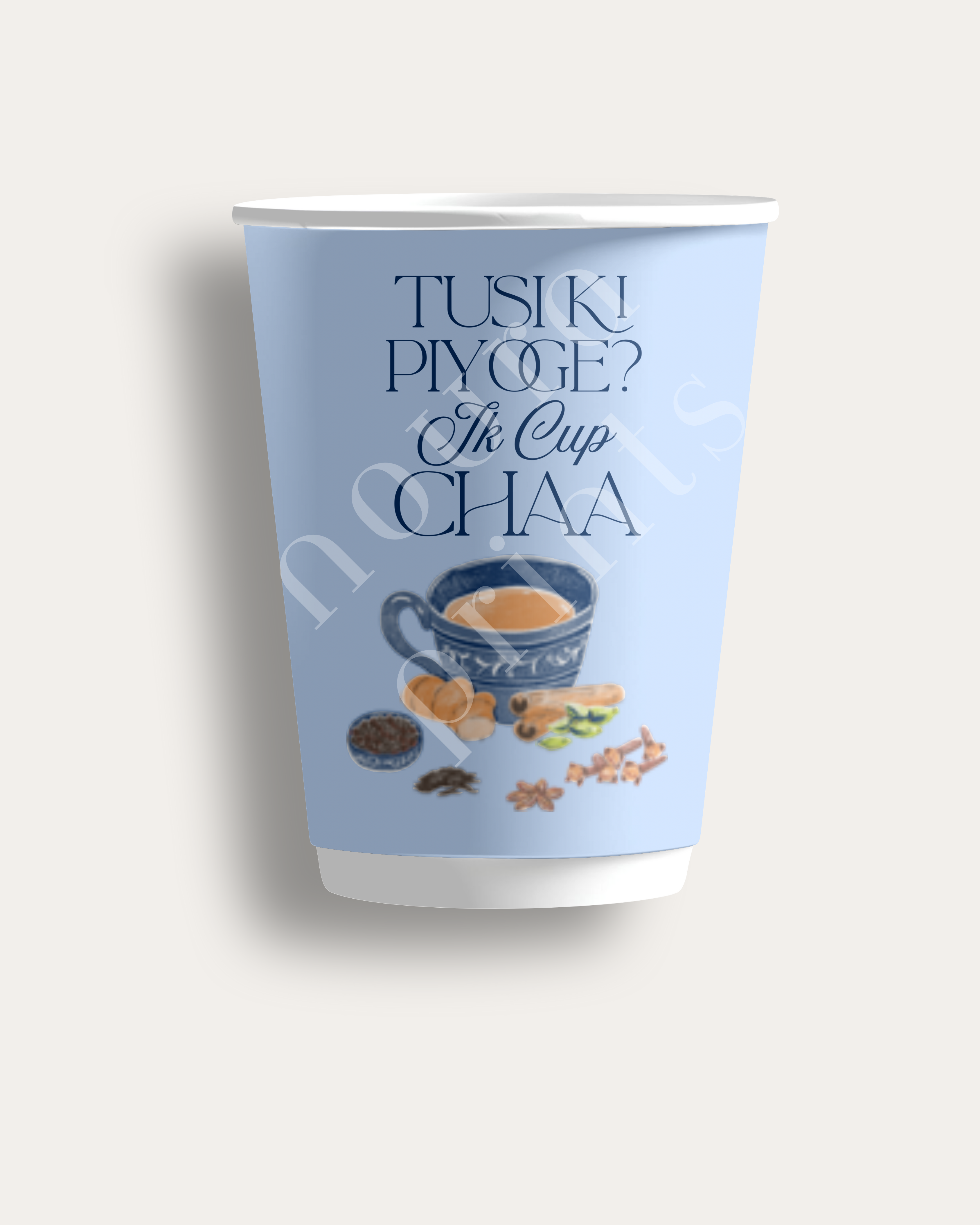 Tusi Ki Piyoge? Ik Cup Chaa Pastel Set