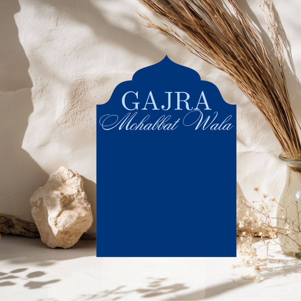 Luxury Gajra Display Sign Vibrant