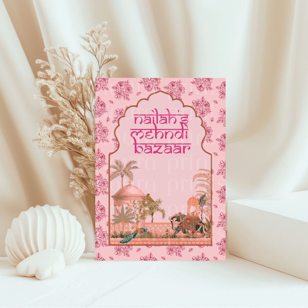 A3 Mughal Bazaar Sign