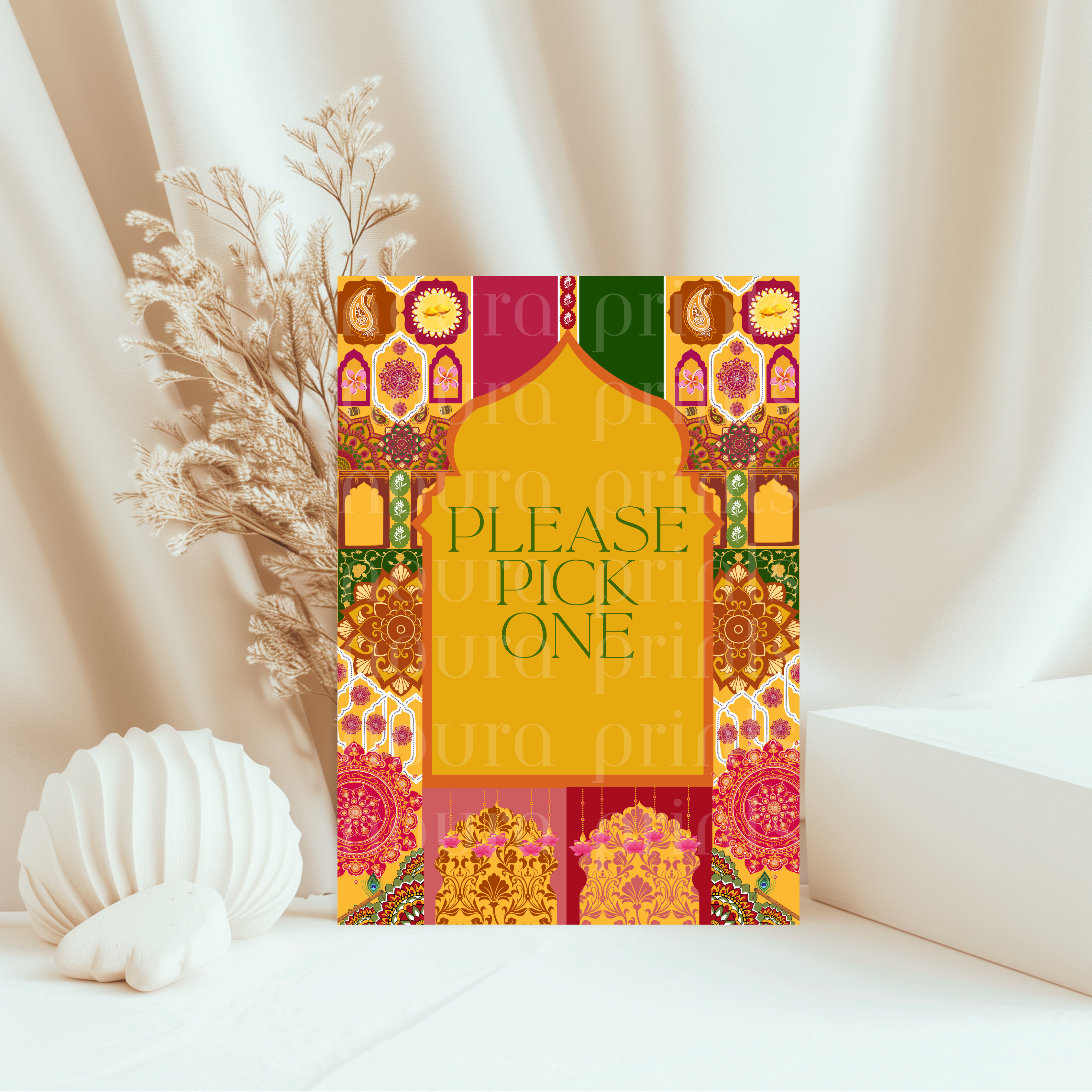 Please Pick One Print Vibrant