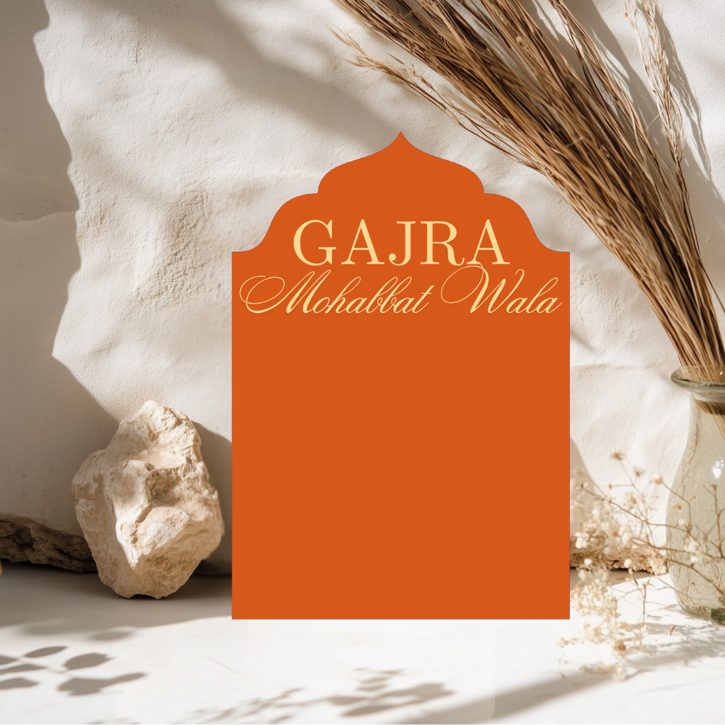 Luxury Gajra Display Sign Vibrant