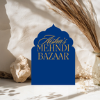 Luxury Arch Mehndi Display Sign Vibrant