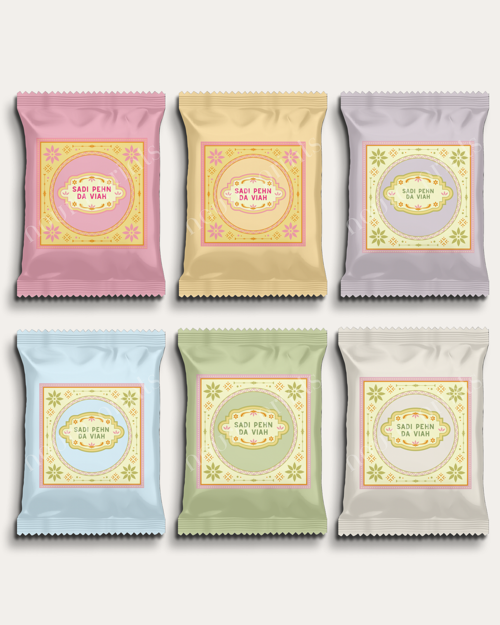 Sadi Pehn Da Viah Crisp Packet Set