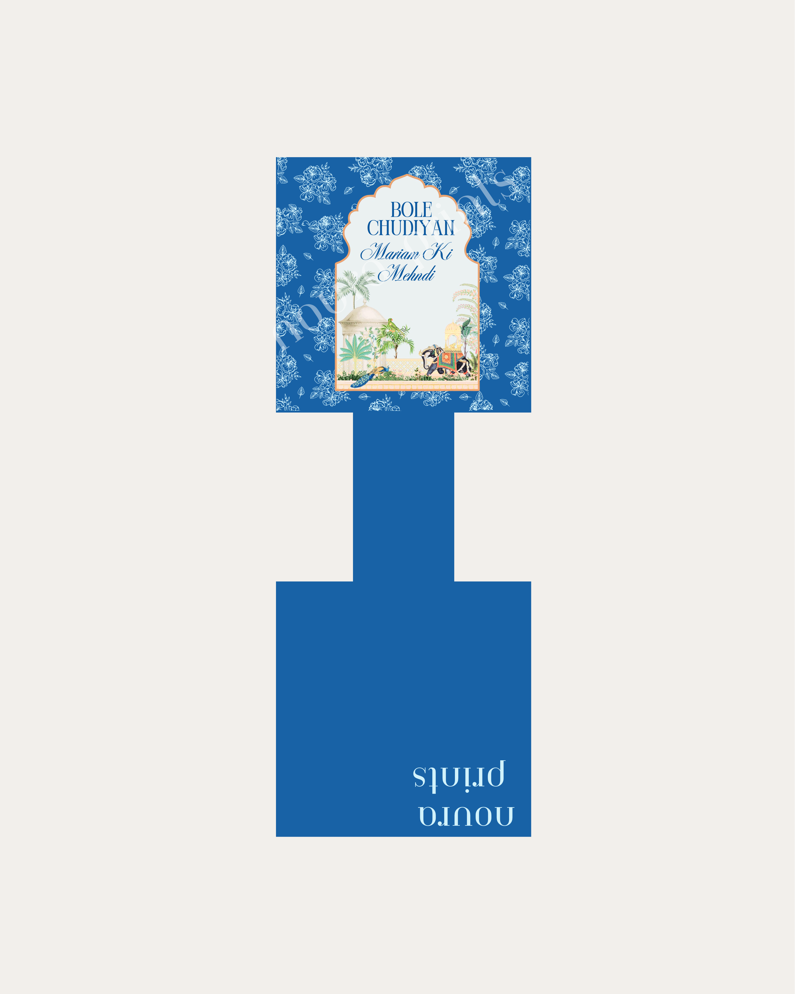 Vibrant Mughal Bangle Tag Set