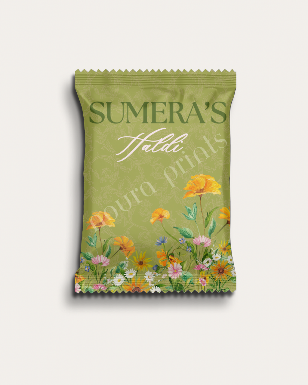 The Wildflower Haldi Snack Packet