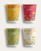 The Wildflower Haldi Cups