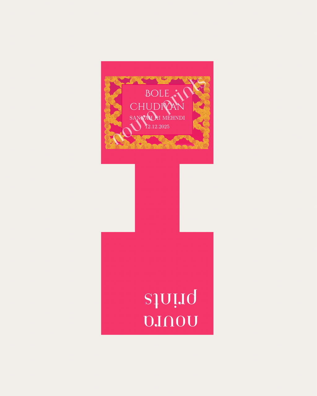 The Marigold Frame Vibrant Bangle Tag Set