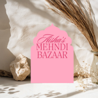 Luxury Arch Mehndi Display Sign Pastel